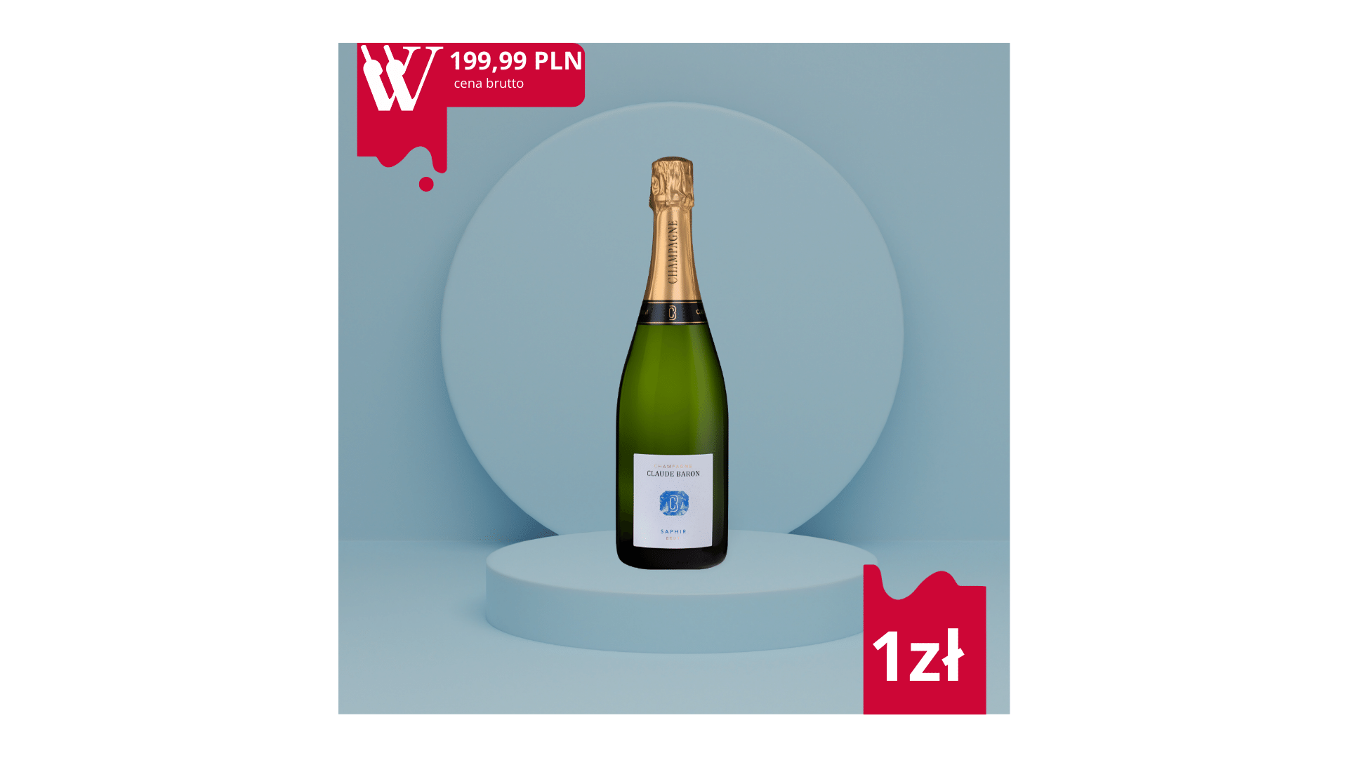 CLAUDE BARON Saphir Champagne Cuvee Brut