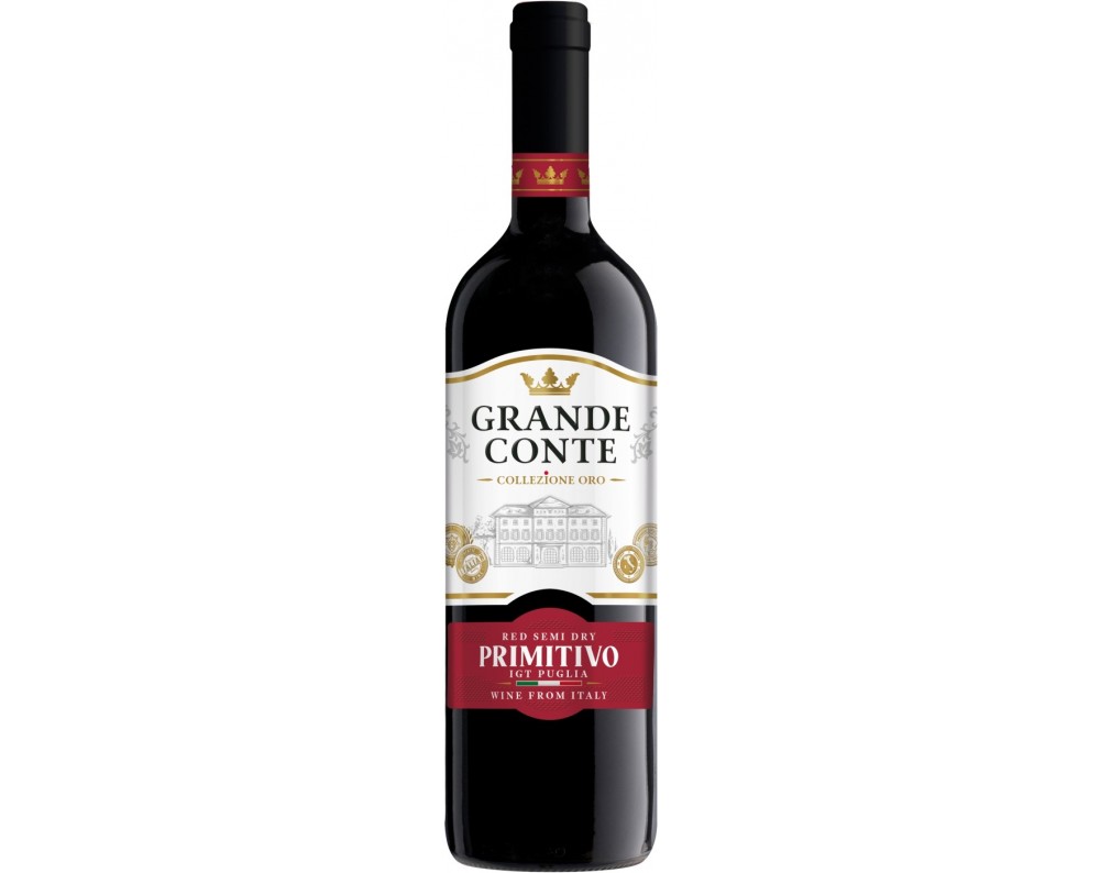 GRANDE CONTE Primitivo IGT semi dry GRANDE CONTE Primitivo IGT semi dry
