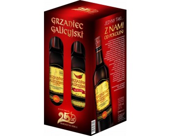 GRZANIEC GALICYJSKI Korzenny & Red Hot Chilli + kubki kamionkowe