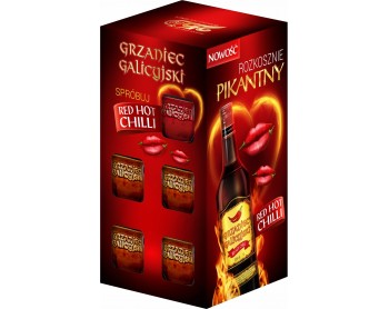 GRZANIEC GALICYJSKI Korzenny & Red Hot Chilli + kubki kamionkowe