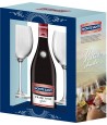 MONTE SANTI Dolce Primitivo & kieliszki