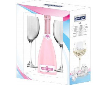 MONTE SANTI Ice Rose & kieliszki