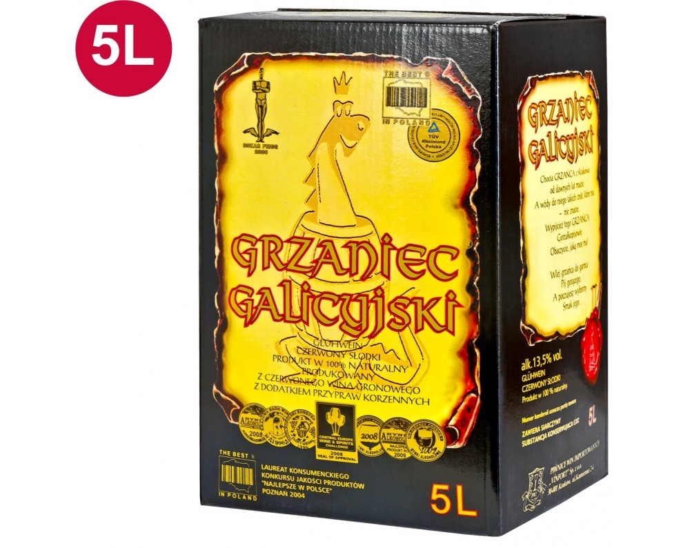 GRZANIEC GALICYJSKI Klasyczny BIB 5L GRZANIEC GALICYJSKI Klasyczny BIB 5L