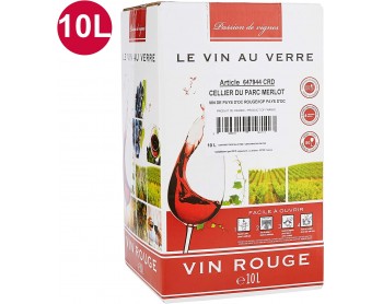 CELLIER DU PARC Merlot BIB 10L