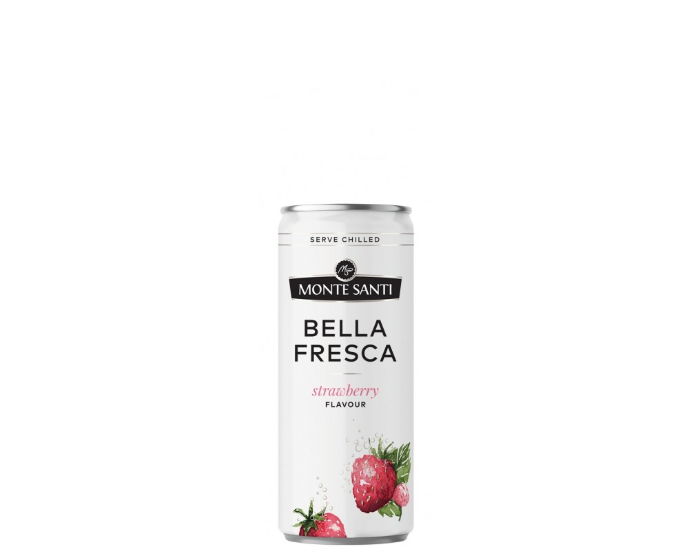 MONTE SANTI Bella Fresca Strawberry 0,33l MONTE SANTI Bella Fresca Strawberry 0,33l