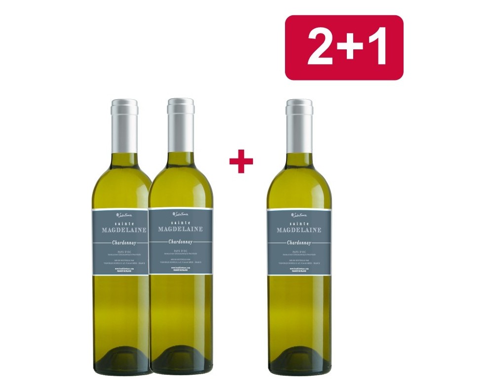 2+1 SAINTE MAGDELAINE Chardonnay IGP