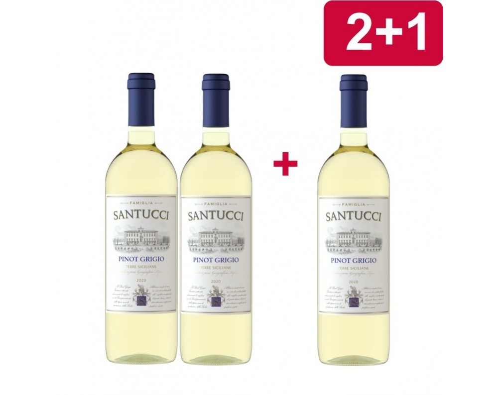 2+1 FAMIGLIA SANTUCCI Pinot Grigio IGT