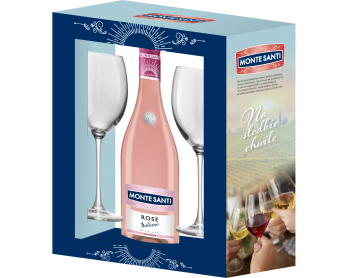 MONTE SANTI Italiano Rose & kieliszki