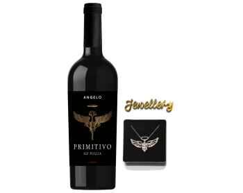 JEWELLERY & ANGELO: Primitivo + naszyjnik srebrny