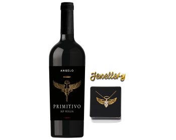 JEWELLERY & ANGELO: Primitivo + naszyjnik pozłacany