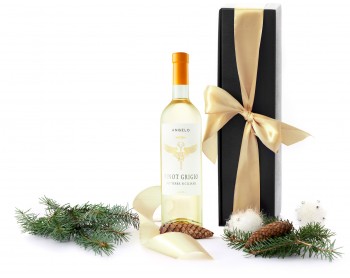 ANGELO Pinot Grigio & box z atłasową wstążką