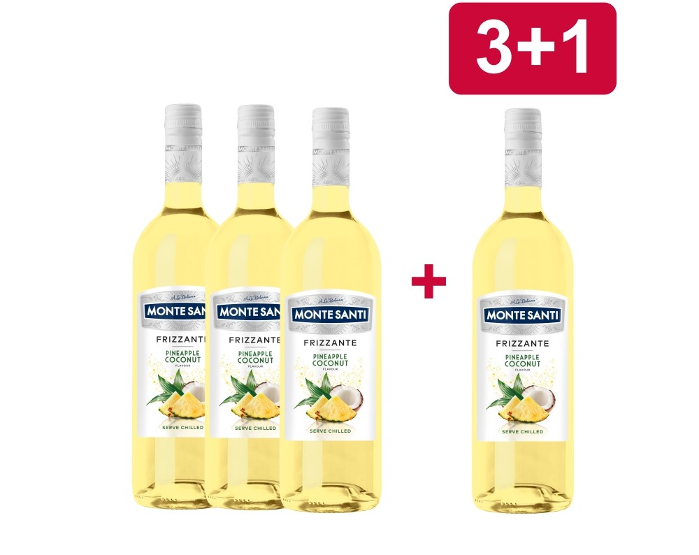 3+1 MONTE SANTI Frizzante Pineapple Coconut