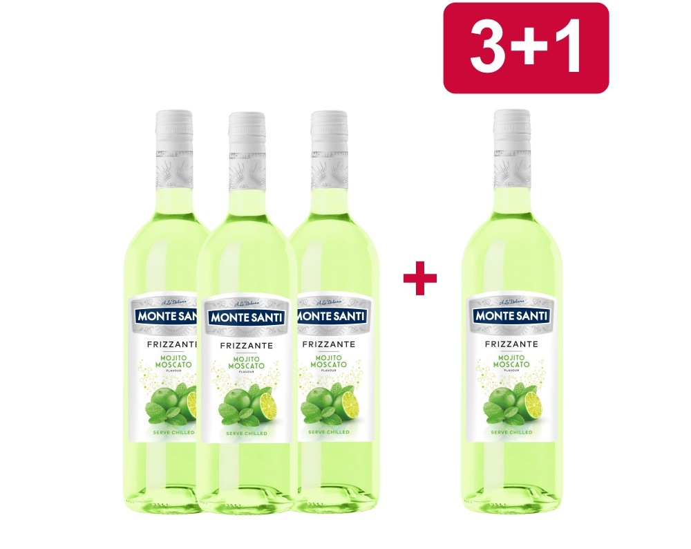 3+1 MONTE SANTI Frizzante Mojito Moscato