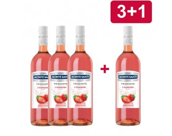 3+1 MONTE SANTI Frizzante Strawberry