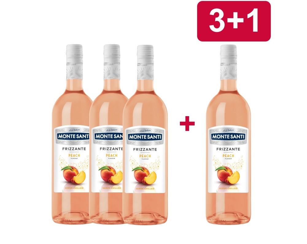 3+1 MONTE SANTI Frizzante Peach