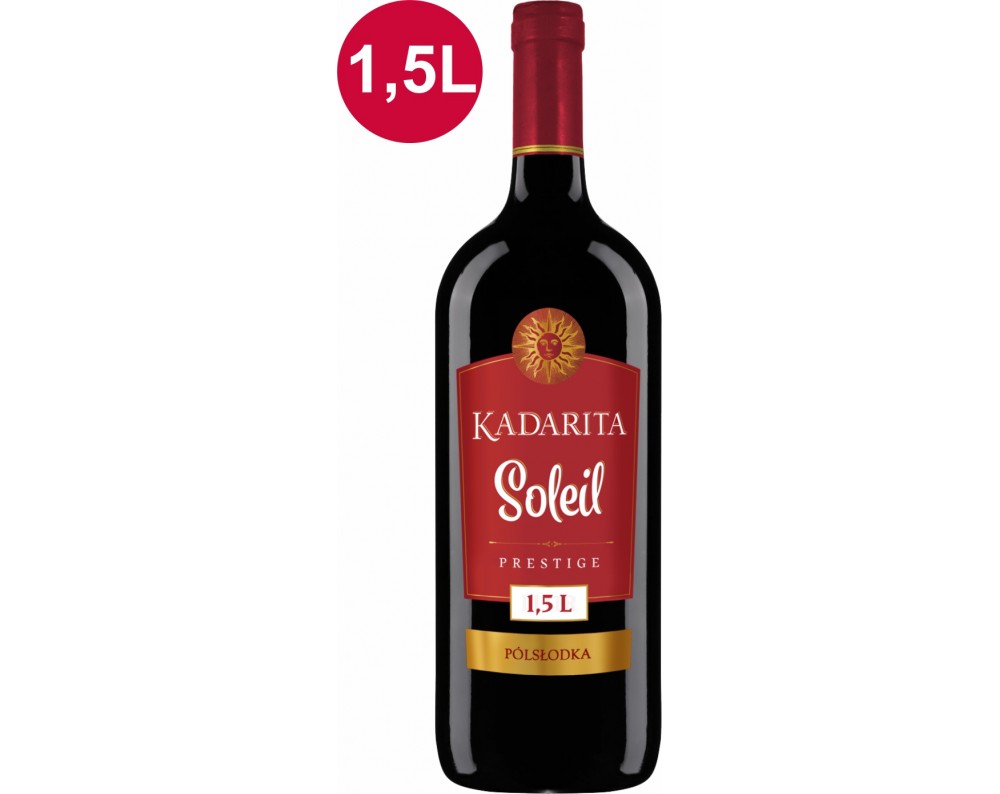 KADARITA SOLEIL Prestige red semi sweet 1,5L KADARITA SOLEIL Prestige red semi sweet 1,5L