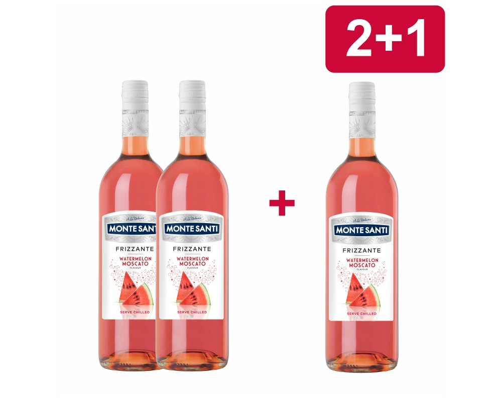2+1MONTE SANTI FRIZZANTE WATERMELON MOSCATO 2+1MONTE SANTI FRIZZANTE WATERMELON MOSCATO