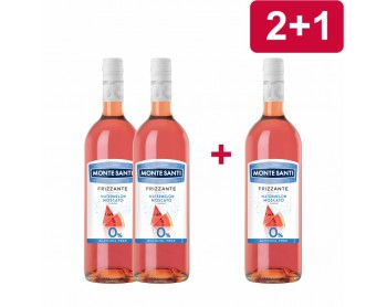 2+1 MONTE SANTI Frizzante Watermelon Moscato 0% (bezalkoholowe)
