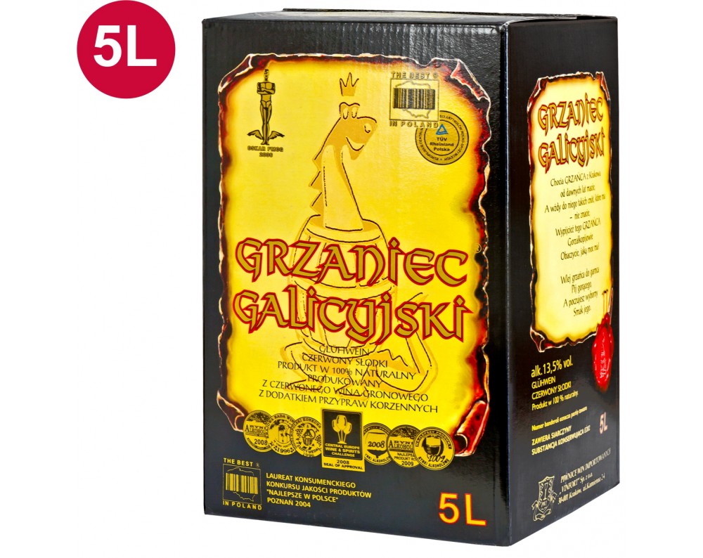 GRZANIEC GALICYJSKI Klasyczny BIB 5L GRZANIEC GALICYJSKI Klasyczny BIB 5L