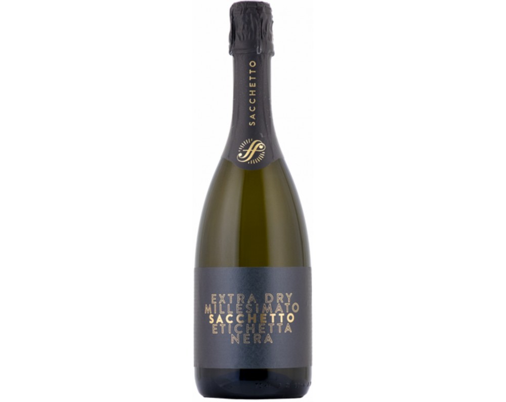 SACCHETTO Bianco Extra Dry Etichetta Nera Glera SACCHETTO Bianco Extra Dry Etichetta Nera Glera