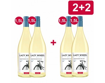 2+2 LAZY WHEEL Sauvignon Blanc 1,5L
