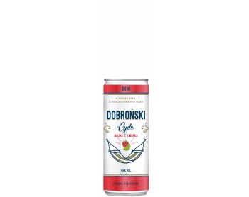 DOBROŃSKI CYDR Malina Z Limonką 330ml