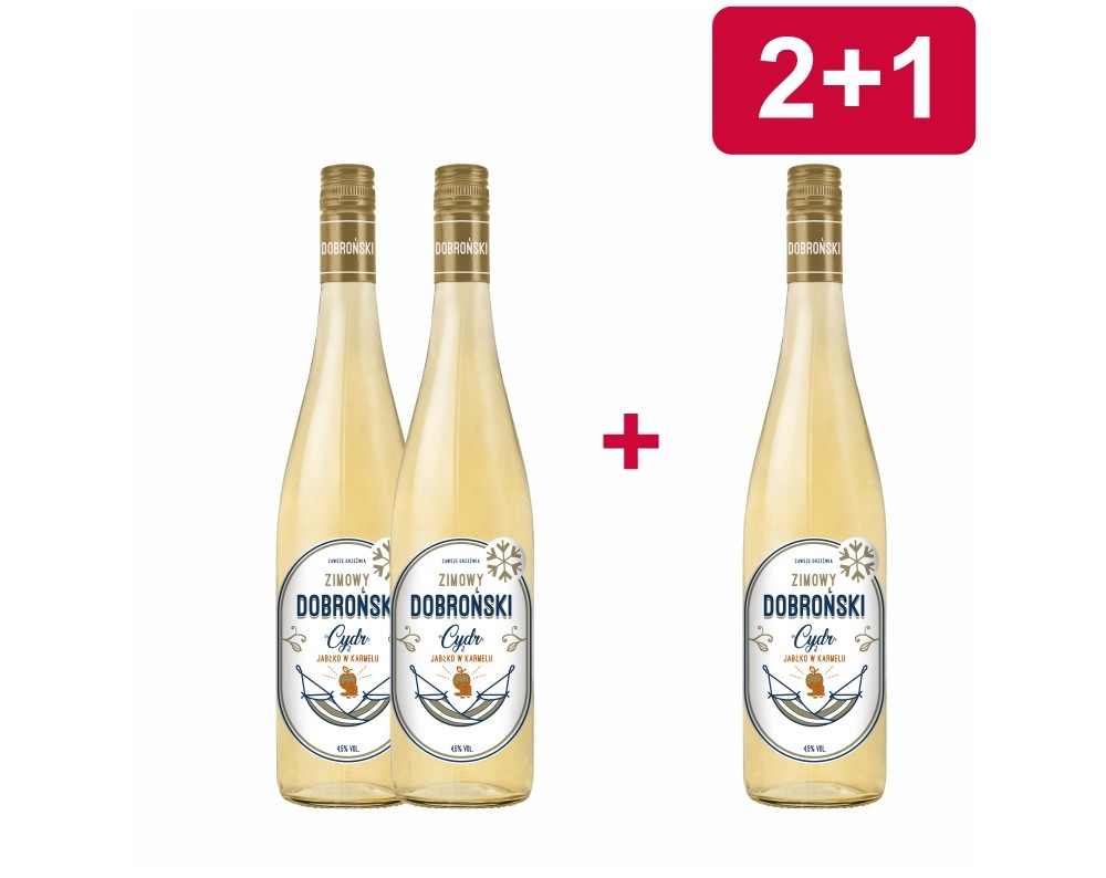 2+1 DOBROŃSKI CYDR JABŁKO W KARMELU 2+1 DOBROŃSKI CYDR JABŁKO W KARMELU
