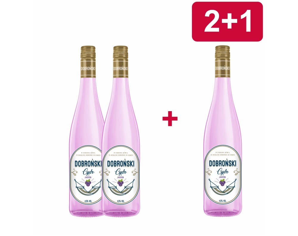 2+1 DOBROŃSKI CYDR JAGODA 2+1 DOBROŃSKI CYDR JAGODA