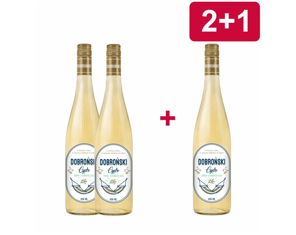 2+1 DOBROŃSKI CYDR KWIAT BZU 2+1 DOBROŃSKI CYDR KWIAT BZU