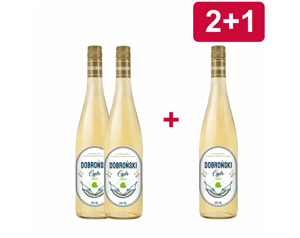 2+1 DOBROŃSKI CYDR LIMONKA 2+1 DOBROŃSKI CYDR LIMONKA