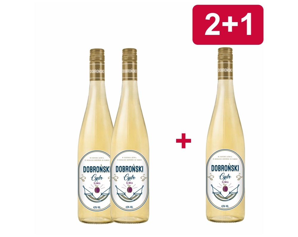 2+1 DOBROŃSKI CYDR ŚLIWKA
