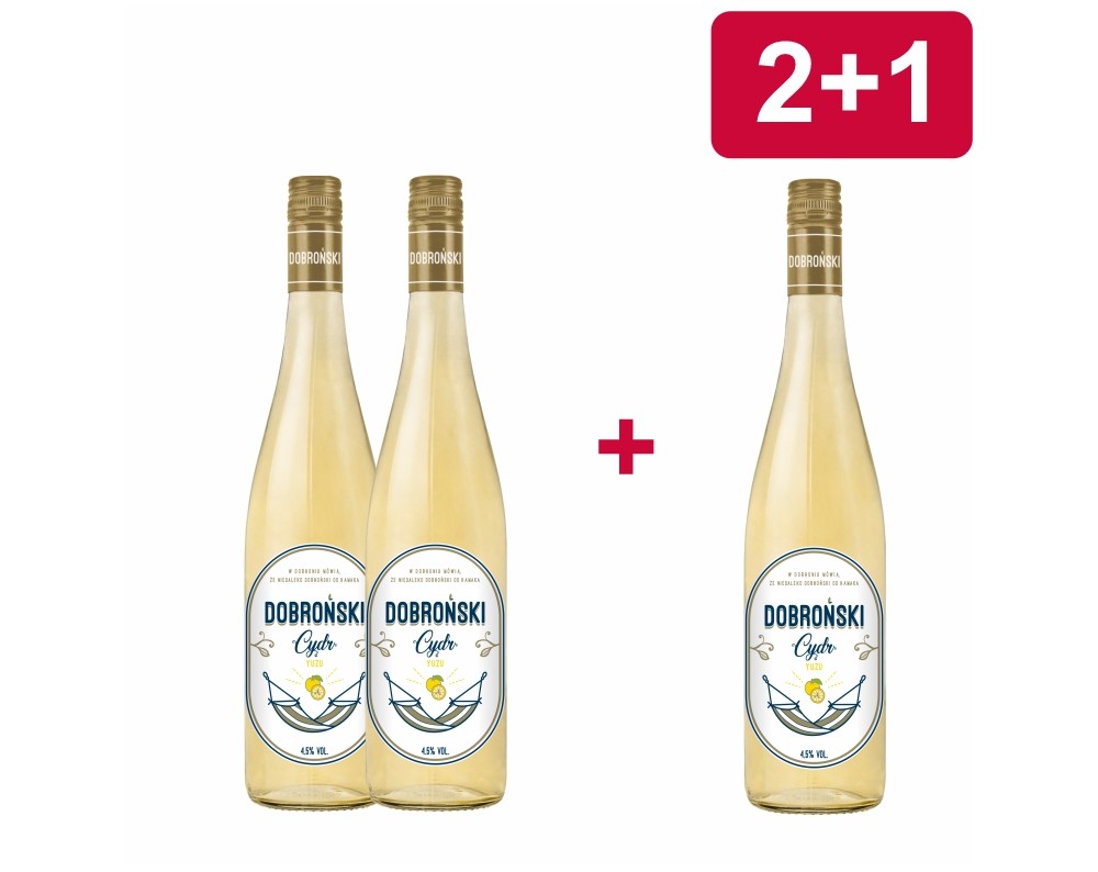 2+1 DOBROŃSKI CYDR YUZU 2+1 DOBROŃSKI CYDR YUZU
