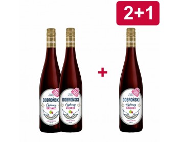 2+1 DOBROŃSKI CYDROWY GRZANIEC JABŁKO Z MALINĄ