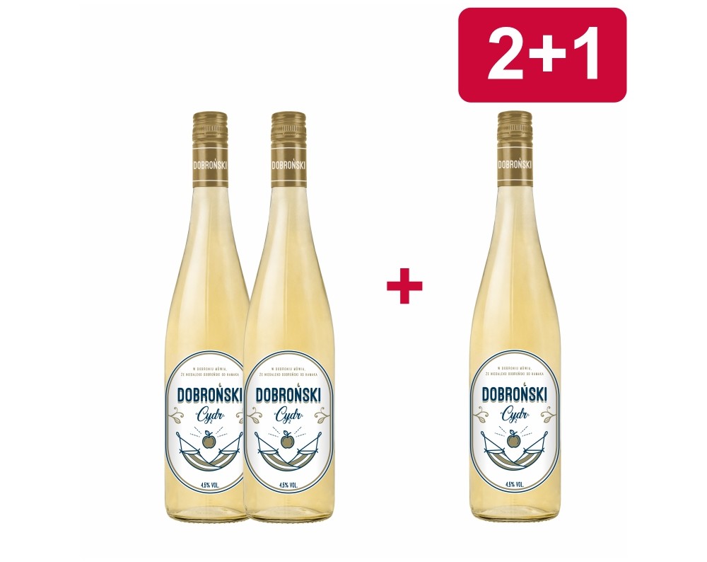 2+1 DOBROŃSKI CYDR CLASSIC 2+1 DOBROŃSKI CYDR CLASSIC