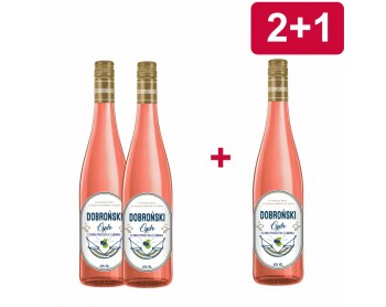 2+1 DOBROŃSKI CYDR CZARNA PORZECZKA Z LIMONKĄ