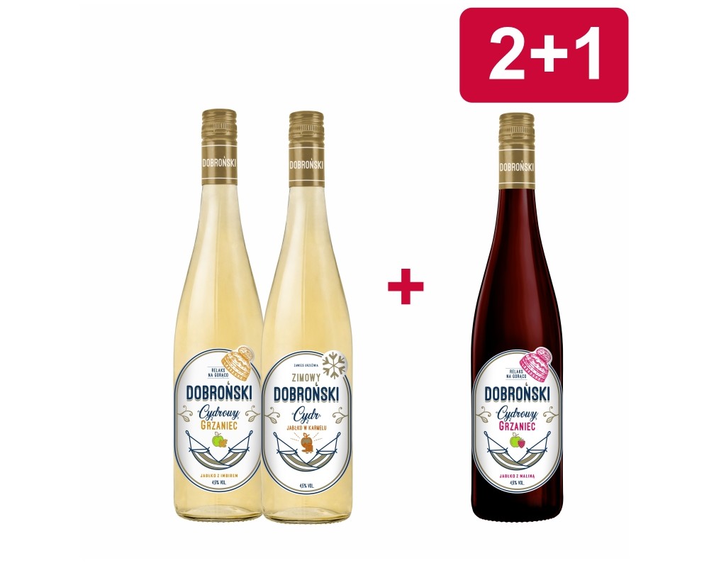 2+1 DOBROŃSKI CYDR GRZANIEC MIX 2+1 DOBROŃSKI CYDR GRZANIEC MIX