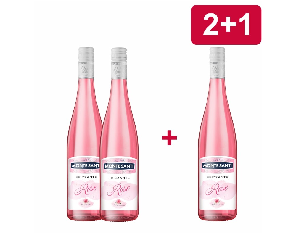 2+1 MONTE SANTI FRIZZANTE ROSE 2+1 MONTE SANTI FRIZZANTE ROSE