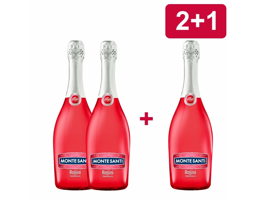 2+1 MONTE SANTI SMOOTHSECCO ROSSINI 2+1 MONTE SANTI SMOOTHSECCO ROSSINI