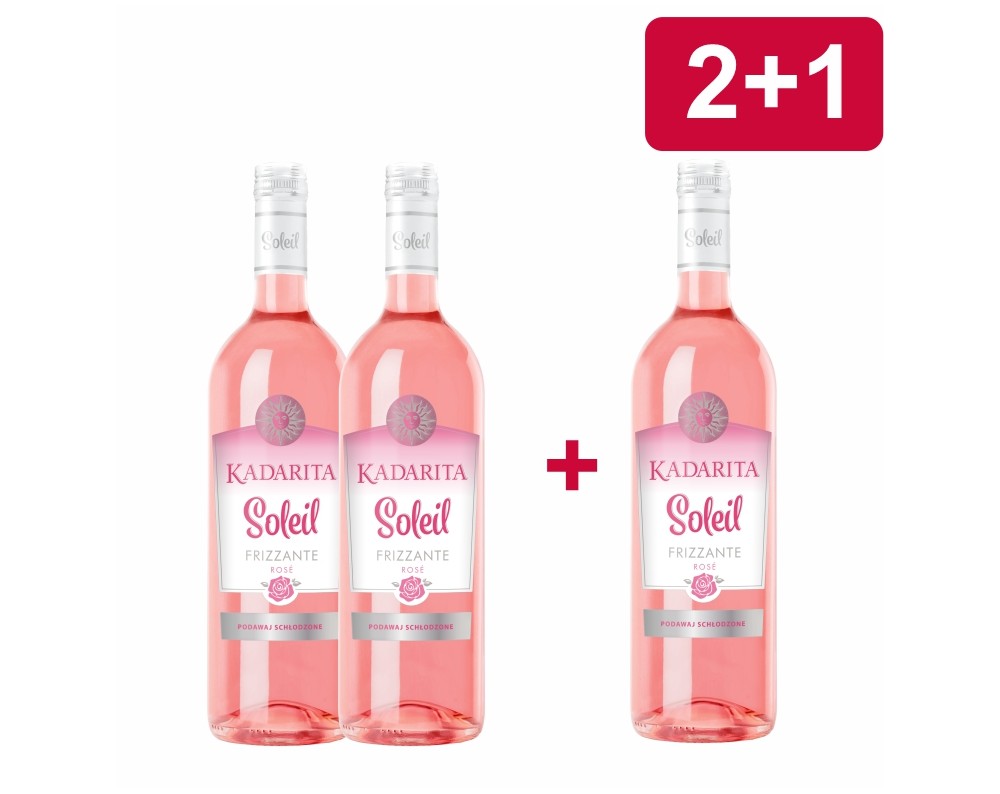 2+1 KADARITA SOLEIL FRIZZANTE ROSE 2+1 KADARITA SOLEIL FRIZZANTE ROSE