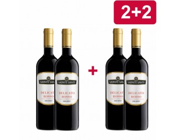 2+2  MONTE SANTI DELICATO ROSSO PÓLSŁODKIE