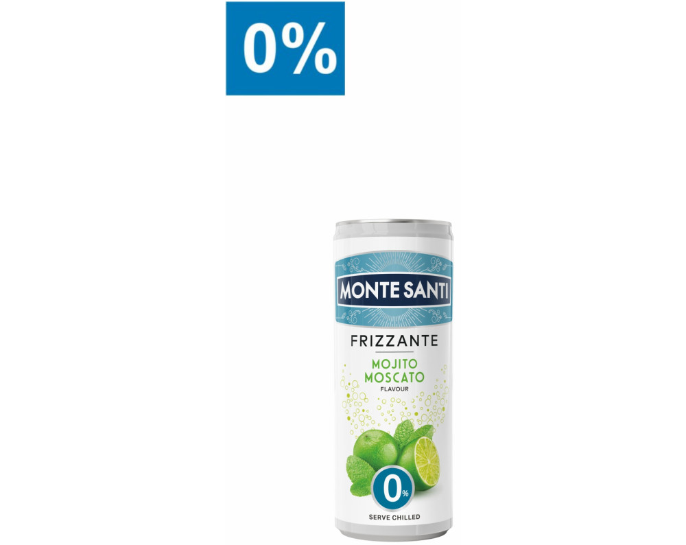 MONTE SANTI Frizzante Mojito Moscato 330ml 0% (bezalkoholowe)