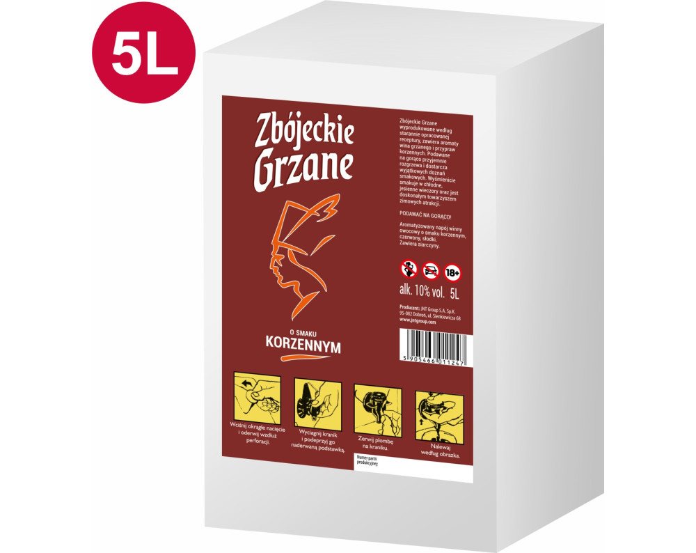 ZBÓJECKIE GRZANE Korzenne 5L BiB ZBÓJECKIE GRZANE Korzenne 5L BiB