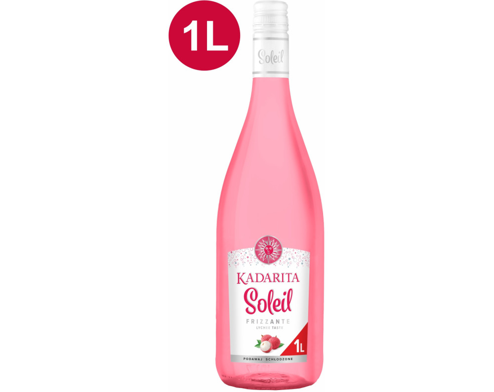 Kadarita Soleil Frizzante Lychee 10 % Alk. 1 L Kadarita Soleil Frizzante Lychee 10 % Alk. 1 L