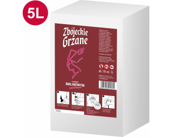 ZBÓJECKIE GRZANE Malinowe BiB 5L