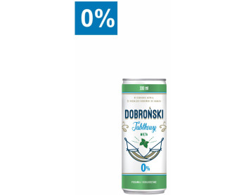 DOBROŃSKI JABŁKOWY Mięta 330ml 0% (bezalkoholowy)