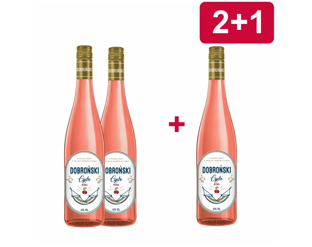 2+1 DOBROŃSKI CYDR WIŚNIA