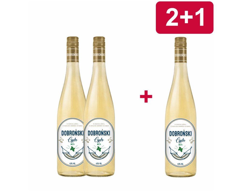 2+1 DOBROŃSKI CYDR MIĘTA