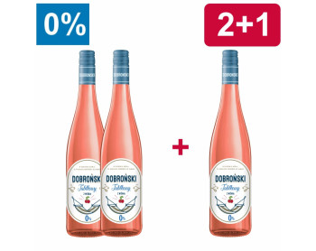2+1 DOBROŃSKI JABŁKOWY WIŚNIA 0% (bezalkoholowe)