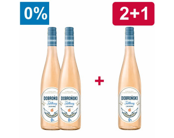 2+1 DOBROŃSKI JABŁKOWY BRZOSKWINIA 0% (bezalkoholowe)